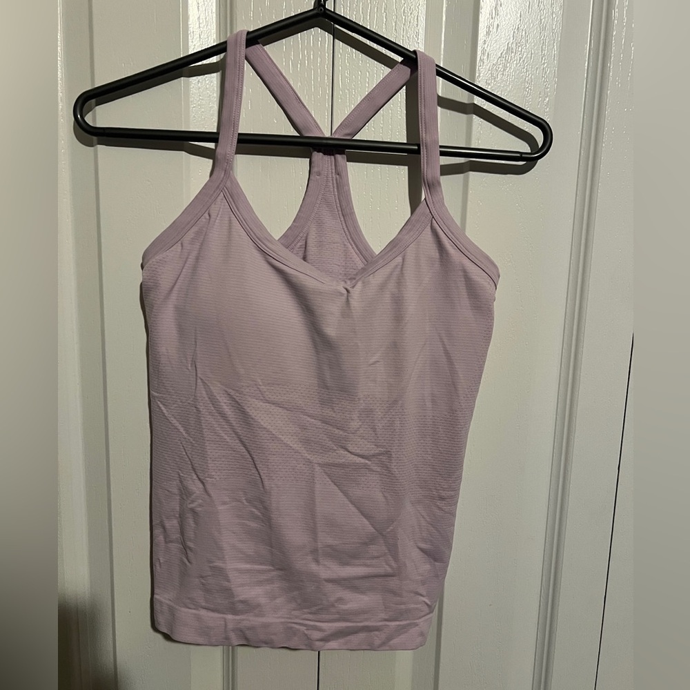 Women's Light Lavender V-Neck Tank Top